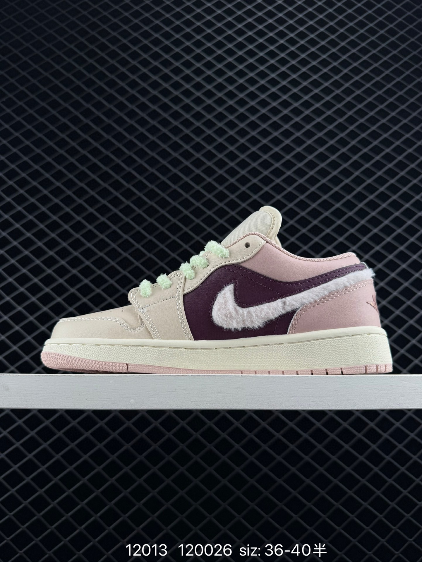 Jordan Air Jordan 1 Low “Fur Swoosh”